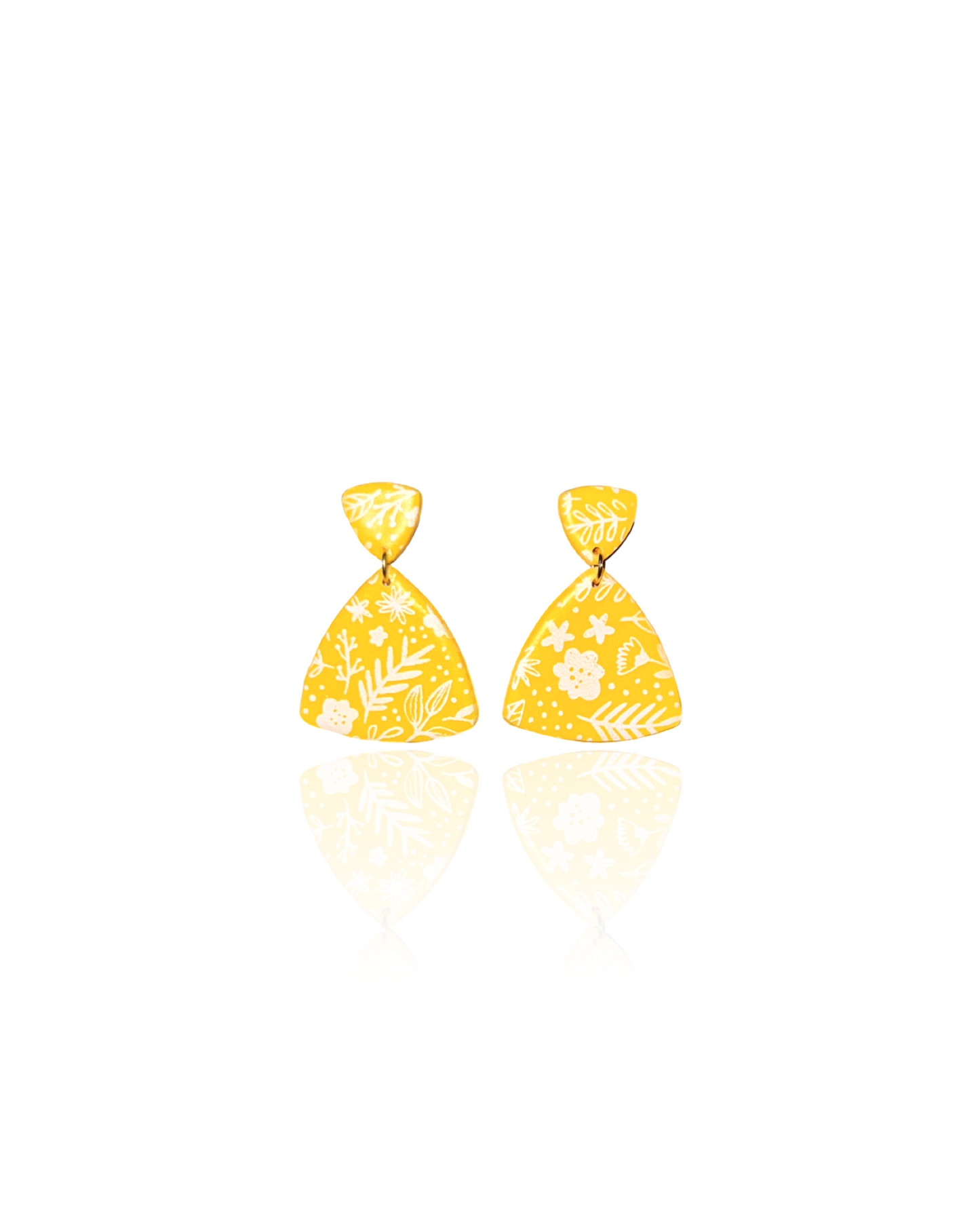 Boucles d’Oreilles Jaunes